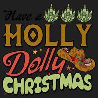 Have A Holly Dolly Christmas Funny Xmas Gift Beanie thumb 2