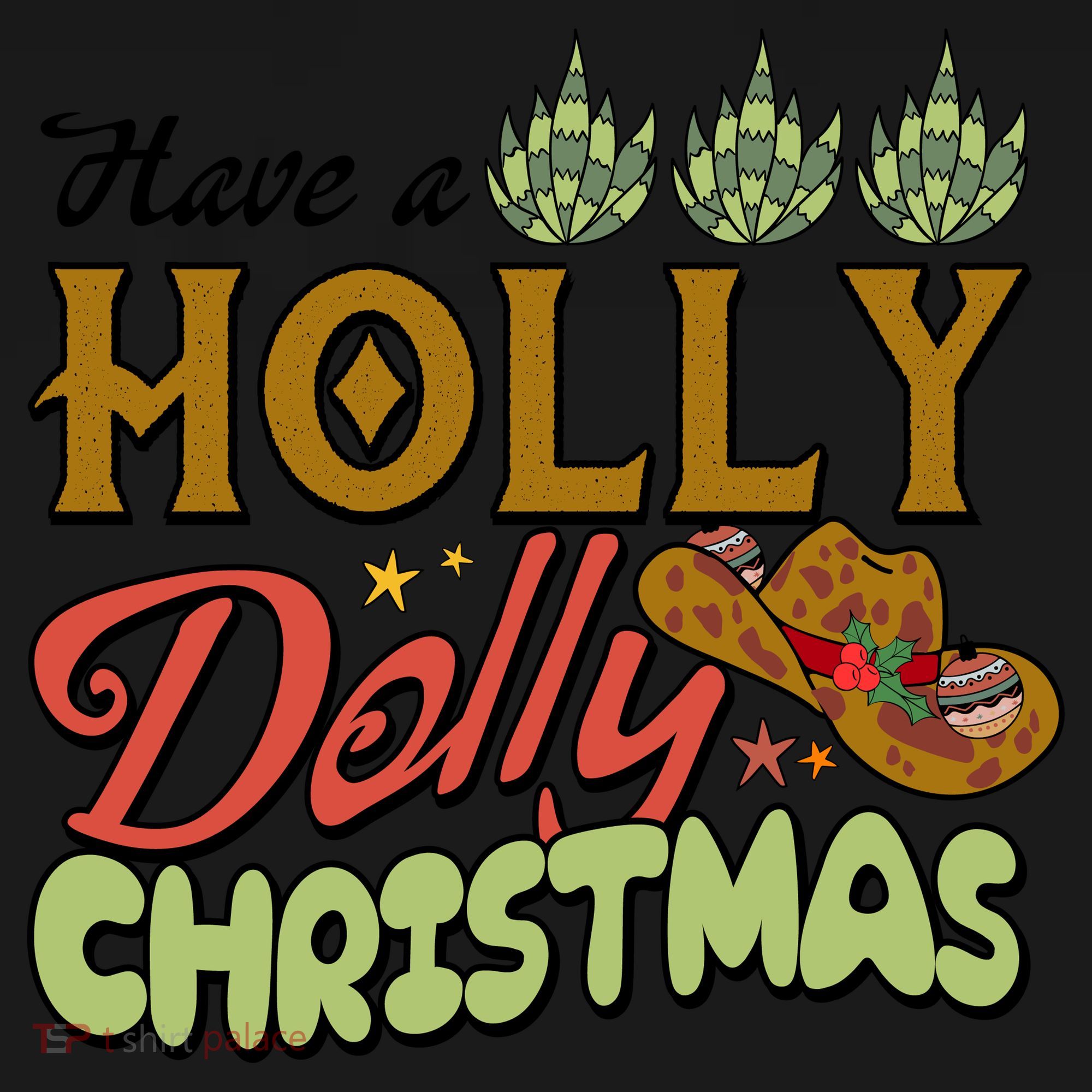 Have A Holly Dolly Christmas Funny Xmas Gift Visor