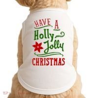 Have A Holly Jolly Christmas Doggie Tank thumb 0