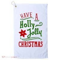 Have A Holly Jolly Christmas Golf Towel thumb 0