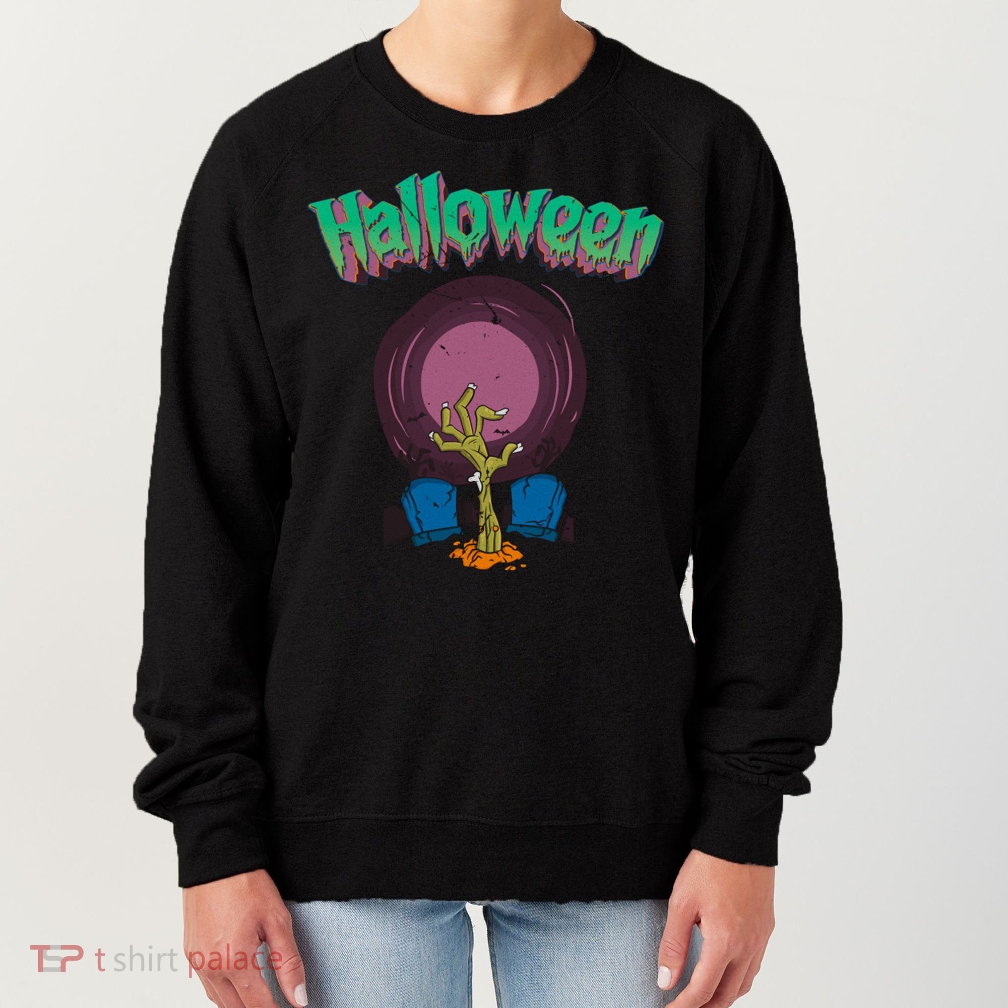 Halloween Alive Hand Women's Sweatshirt