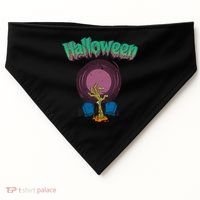 Halloween Alive Hand USA-Made Doggie Bandana thumb 0