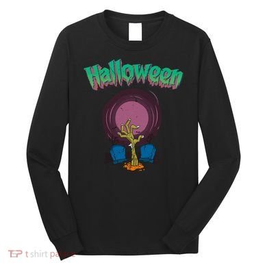 Halloween Alive Hand Long Sleeve Shirt