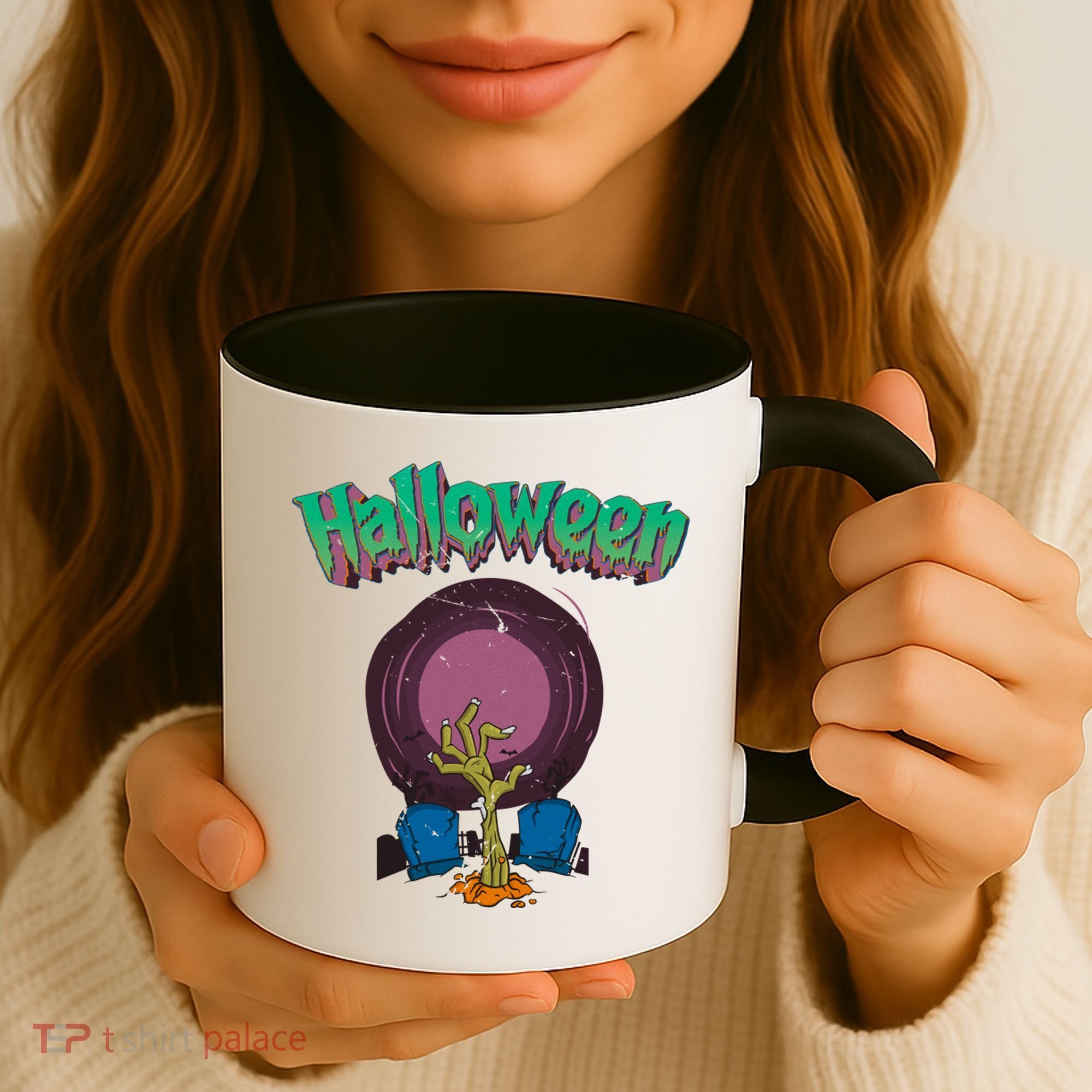 Halloween Alive Hand Coffee Mug