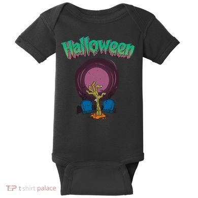 Halloween Alive Hand Baby Bodysuit
