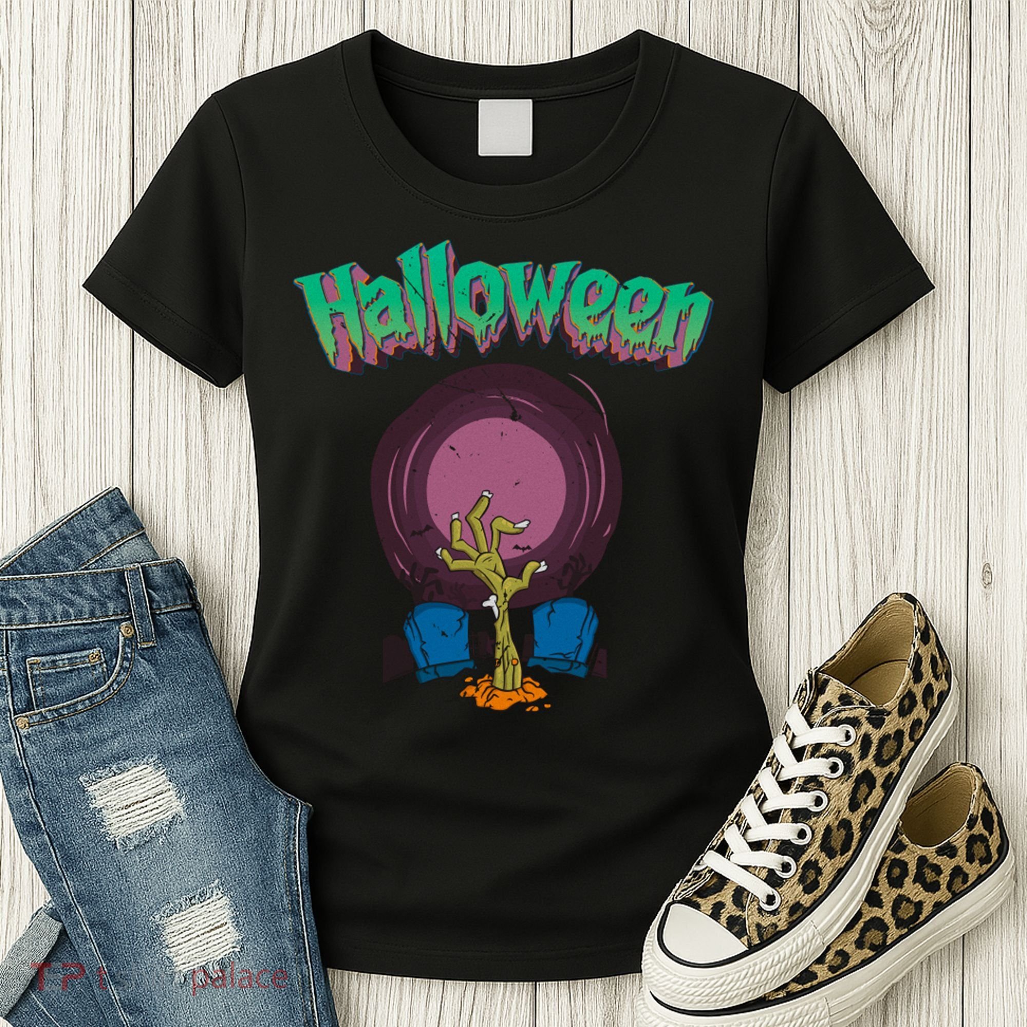 Halloween Alive Hand Women's T-Shirt