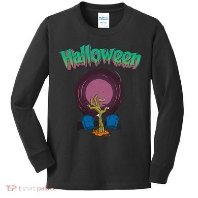 Halloween Alive Hand Kids Long Sleeve Shirt