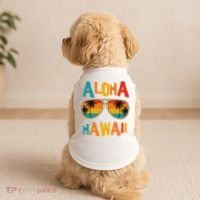 Hawaiian Aloha Hawaii Doggie Tank thumb 2