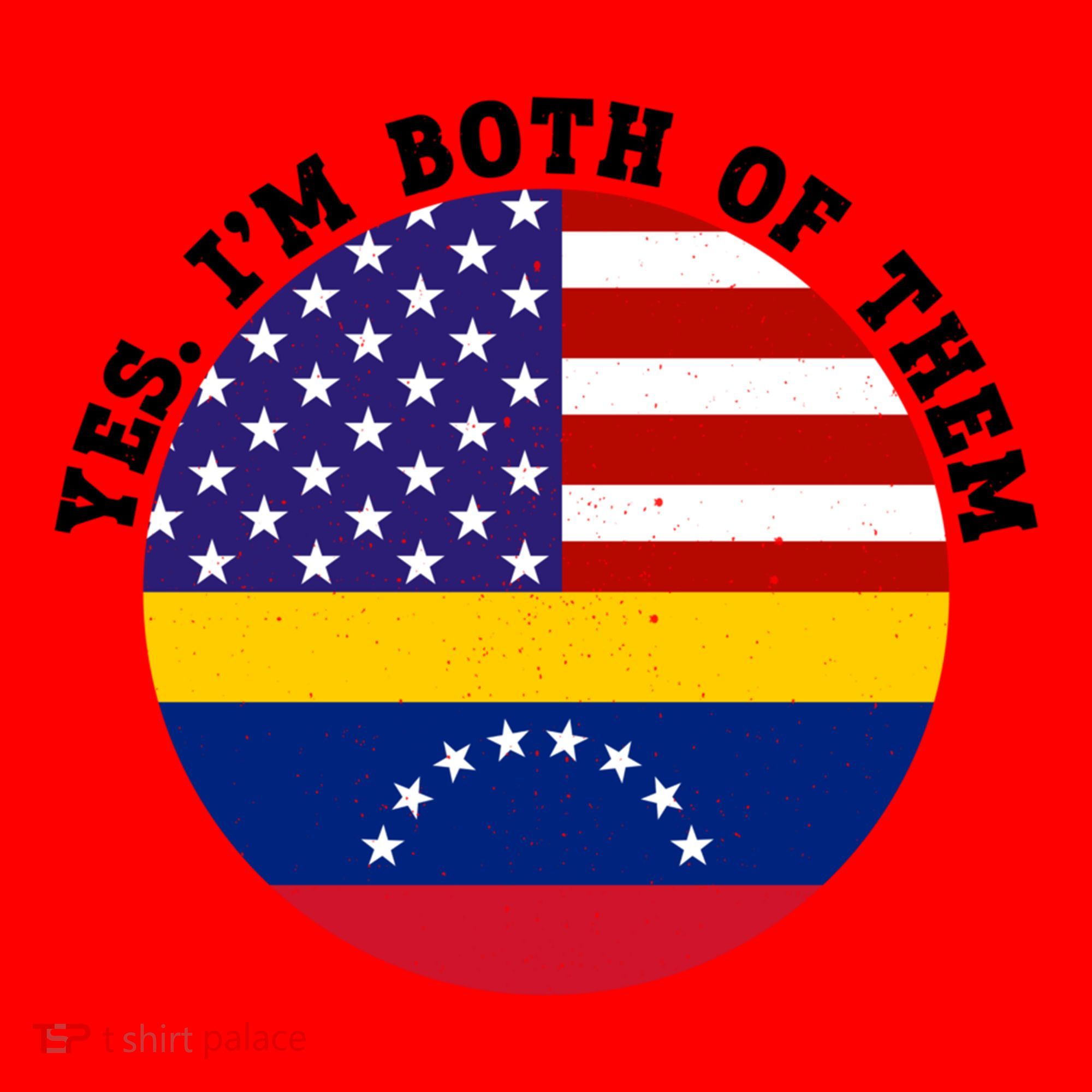 Half American Half Venezuela Usa Flag Cool Gift Santa Hat