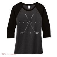 Hockey Apparel Hockey Women's Tri-Blend 3/4-Sleeve Raglan Shirt thumb 0