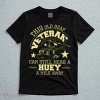 Hear A Huey A Mile Away Helicopter Pilot Vietnam Veteran T-Shirt thumb 5