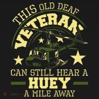 Hear A Huey A Mile Away Helicopter Pilot Vietnam Veteran Polo thumb 3