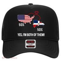 Half American Half Dominican Flag Combined Rd Usa Pride Meaningful Gift Hat thumb 0