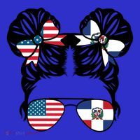 Half American Half Dominican Usa Dominica Flag Patriot Gift Women's Tank Top thumb 5
