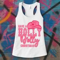 Have A Holly Dolly Christmas Women's Tank Top thumb 3