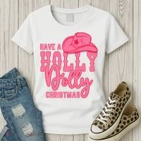 Have A Holly Dolly Christmas Women's T-Shirt thumb 3