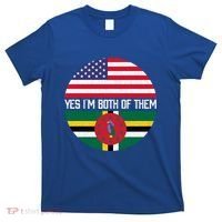 Half American Half Dominican Usa Flag Family Heritage Funny Gift T-Shirt thumb 0