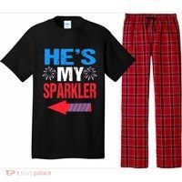 His And Hers 4th Of Julys Couples He's My Sparkler Pajama Set thumb 0