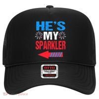 His And Hers 4th Of Julys Couples He's My Sparkler Hat thumb 0