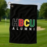 HBCU Alumni Historically Black College Student Graduate Golf Towel thumb 1