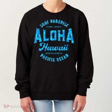 Hawaii Aloha Hawaiian Retro Throwback Souvenir Women's Sweatshirt