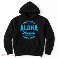 Hawaii Aloha Hawaiian Retro Throwback Souvenir Hoodie thumb 0