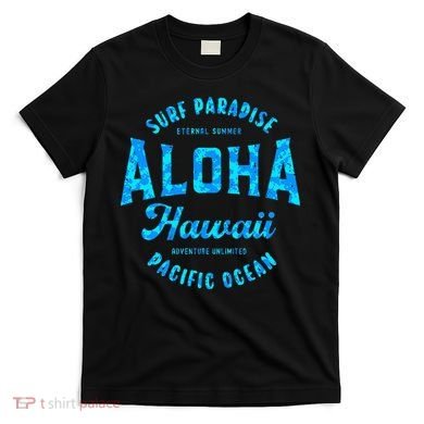 Hawaii Aloha Hawaiian Retro Throwback Souvenir T-Shirt