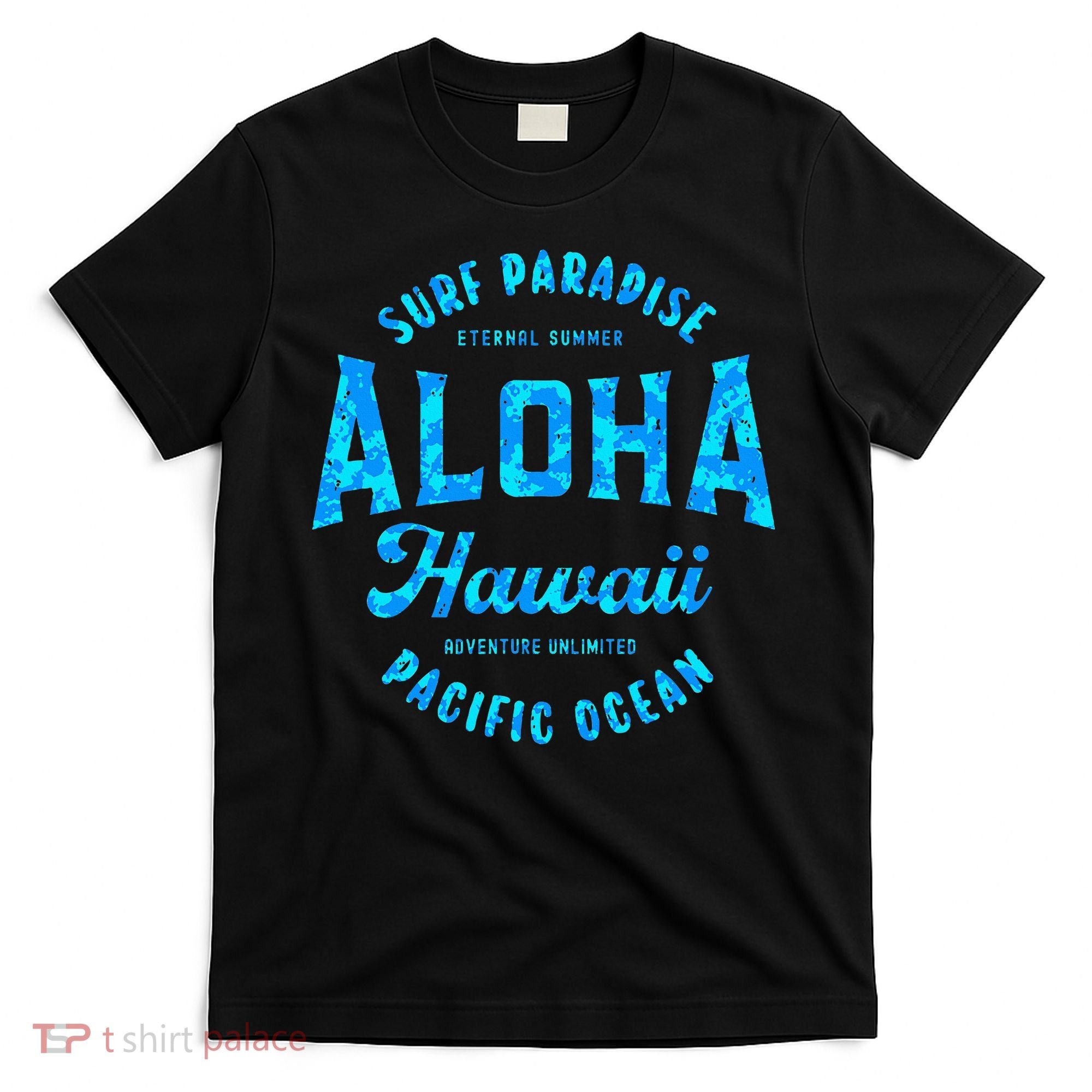 Hawaii Aloha Hawaiian Retro Throwback Souvenir T-Shirt