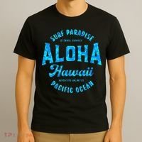 Hawaii Aloha Hawaiian Retro Throwback Souvenir T-Shirt thumb 3