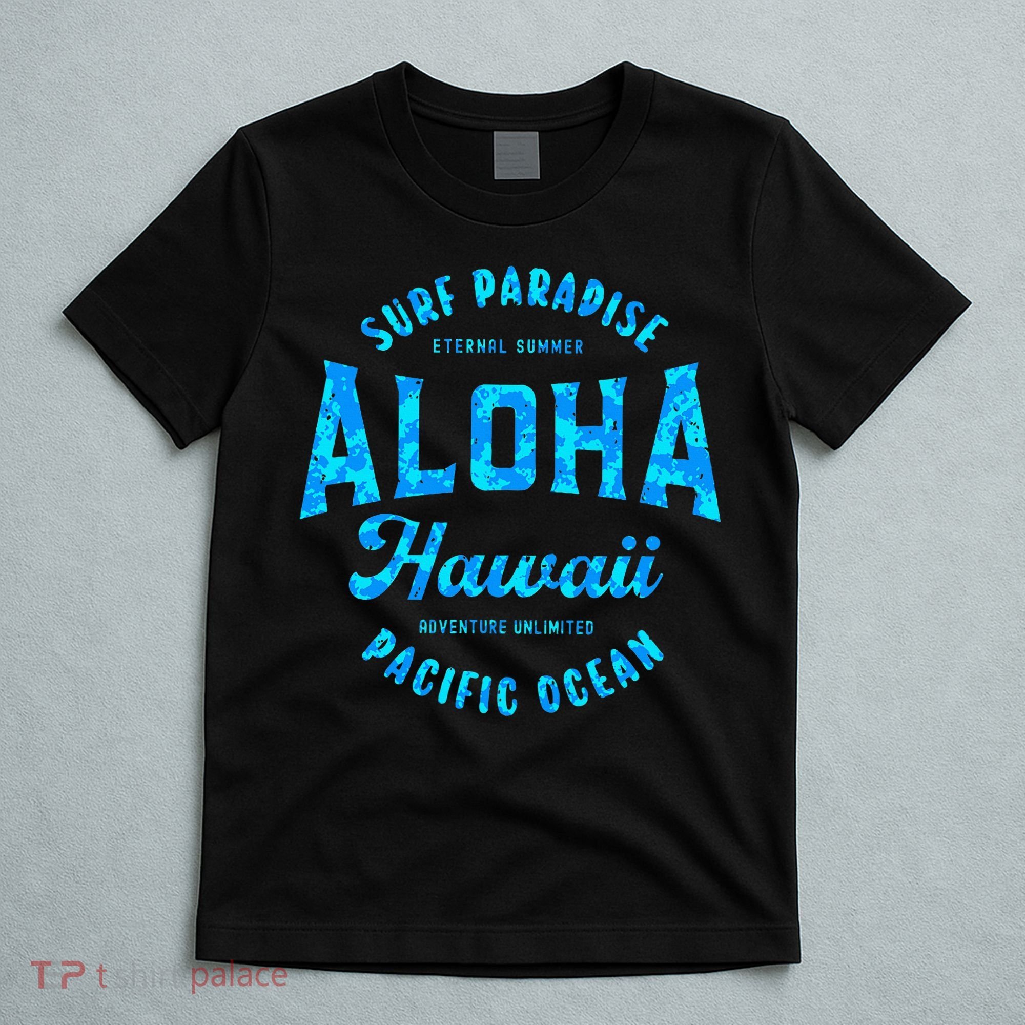 Hawaii Aloha Hawaiian Retro Throwback Souvenir T-Shirt