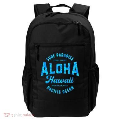 Hawaii Aloha Hawaiian Retro Throwback Souvenir Backpack