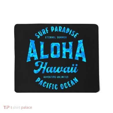 Hawaii Aloha Hawaiian Retro Throwback Souvenir Mousepad