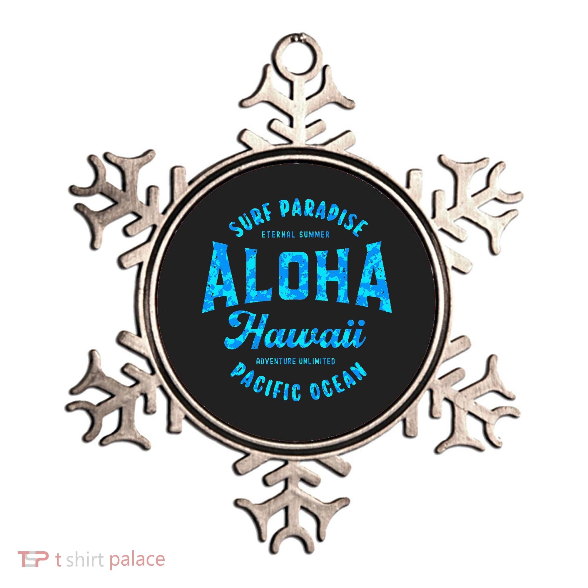 Hawaii Aloha Hawaiian Retro Throwback Souvenir Ornament