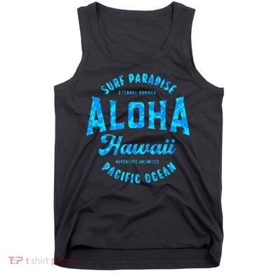 Hawaii Aloha Hawaiian Retro Throwback Souvenir Tank Top