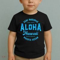 Hawaii Aloha Hawaiian Retro Throwback Souvenir Toddler T-Shirt thumb 2