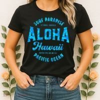 Hawaii Aloha Hawaiian Retro Throwback Souvenir Women's T-Shirt thumb 2