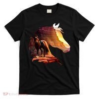 Horse Art Horse Lover Horse Riding Lover T-Shirt thumb 0