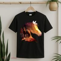 Horse Art Horse Lover Horse Riding Lover T-Shirt thumb 2