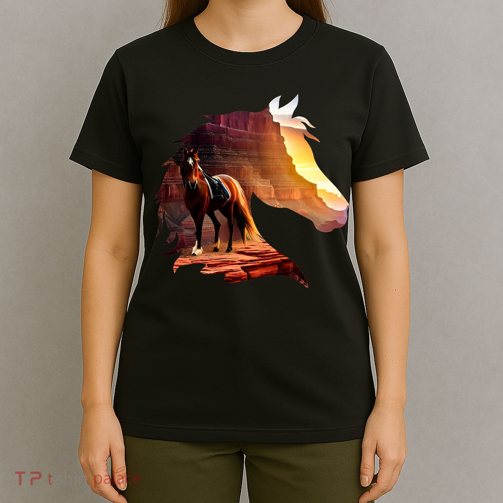 Horse Art Horse Lover Horse Riding Lover T-Shirt