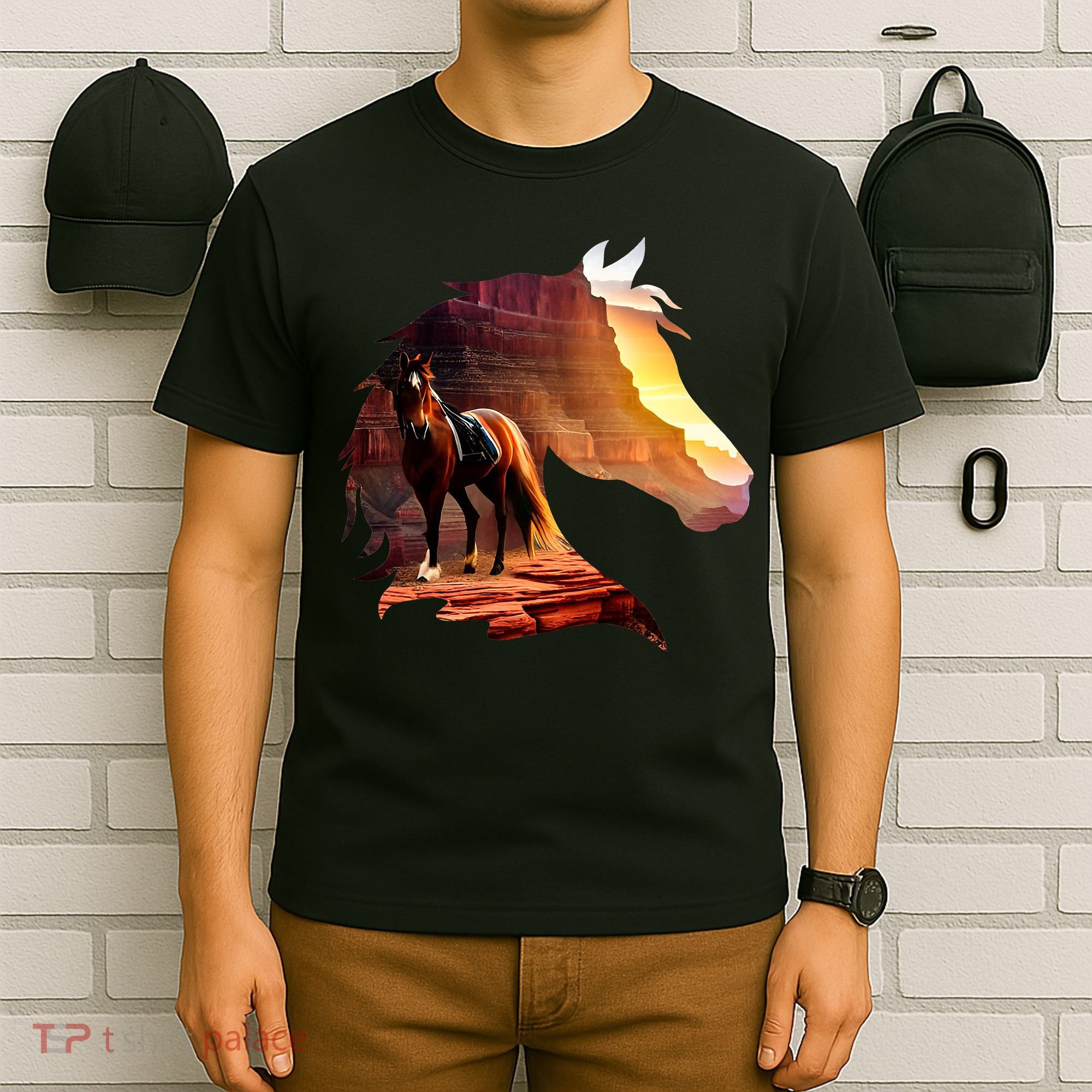 Horse Art Horse Lover Horse Riding Lover T-Shirt