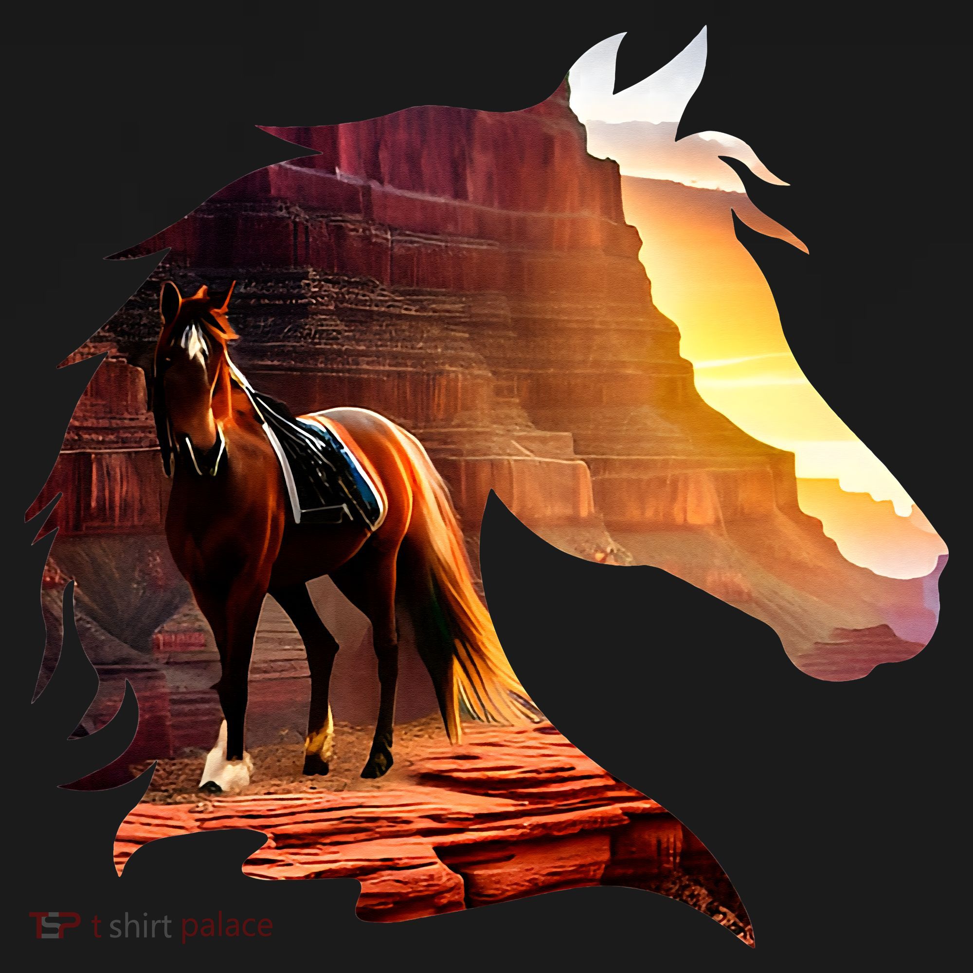 Horse Art Horse Lover Horse Riding Lover T-Shirt