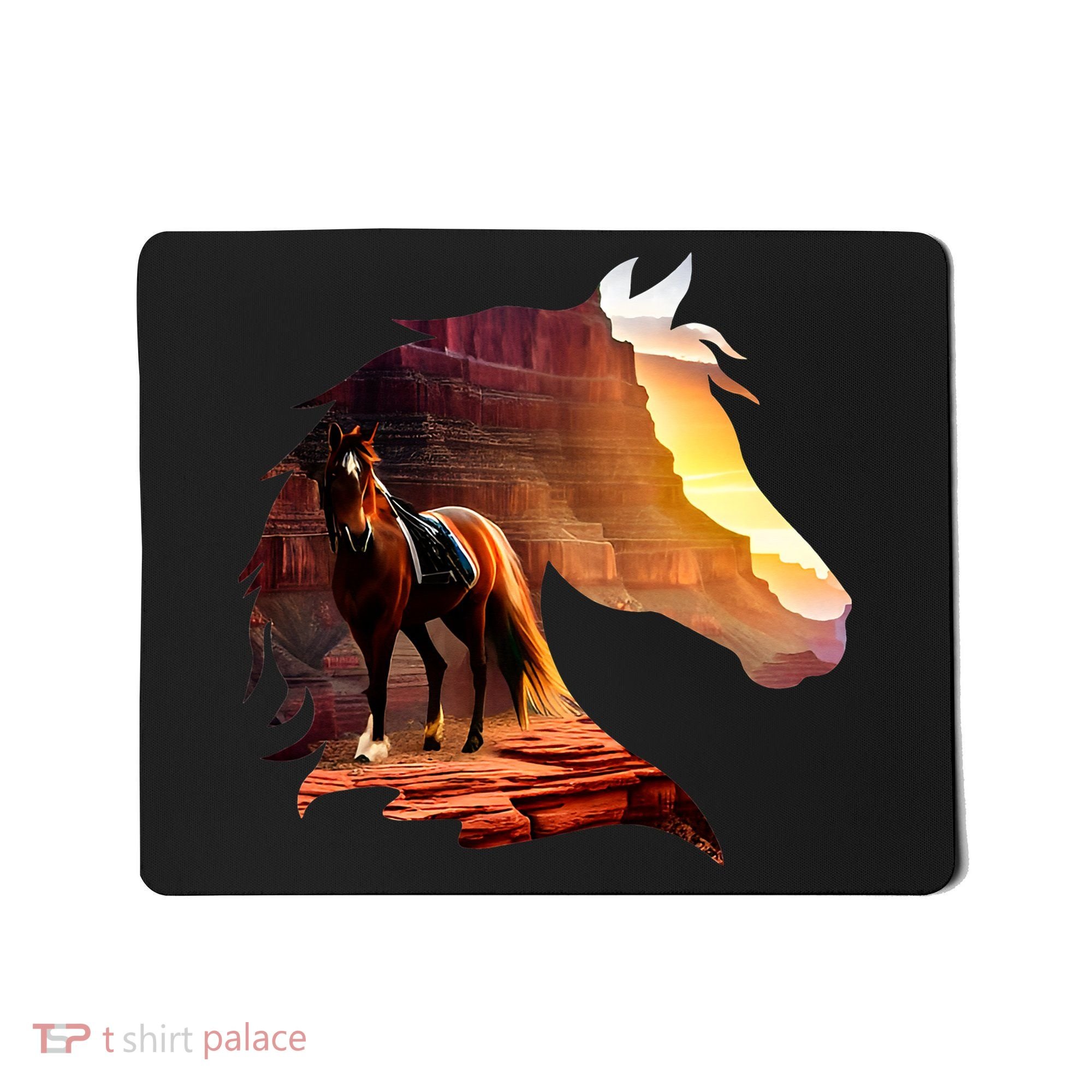 Horse Art Horse Lover Horse Riding Lover Mousepad