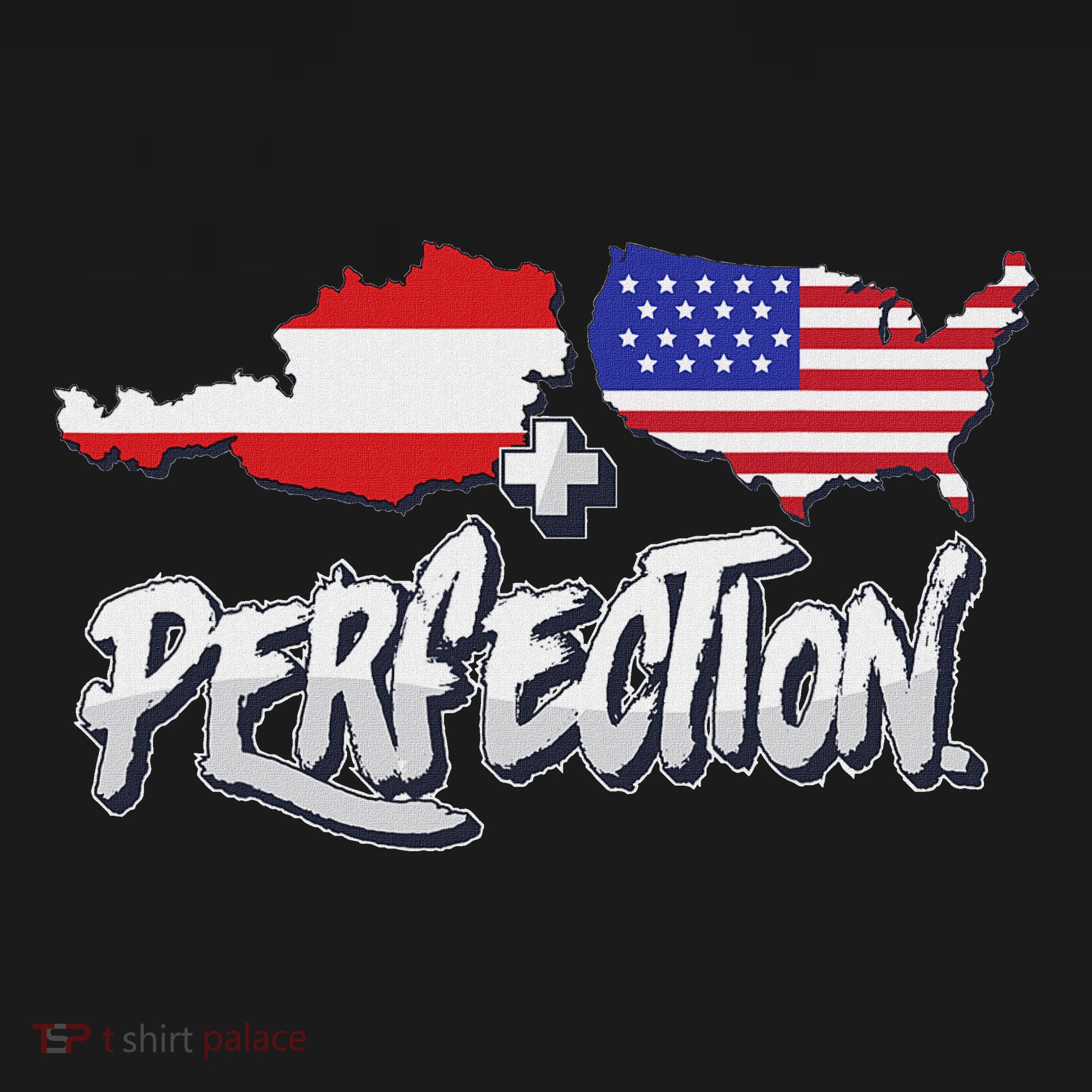 Half American Half Austrian Perfection Usa Austria Pride Long Sleeve Shirt