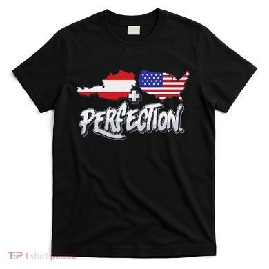 Half American Half Austrian Perfection Usa Austria Pride T-Shirt