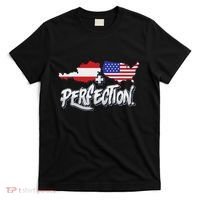 Half American Half Austrian Perfection Usa Austria Pride T-Shirt thumb 0