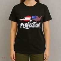 Half American Half Austrian Perfection Usa Austria Pride T-Shirt thumb 4