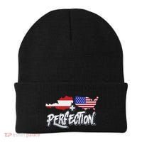 Half American Half Austrian Perfection Usa Austria Pride Beanie thumb 0