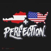 Half American Half Austrian Perfection Usa Austria Pride Baby Bodysuit thumb 2