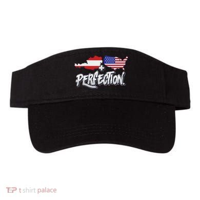 Half American Half Austrian Perfection Usa Austria Pride Visor