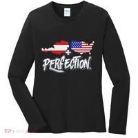 Half American Half Austrian Perfection Usa Austria Pride Women's Long Sleeve Shirt thumb 0